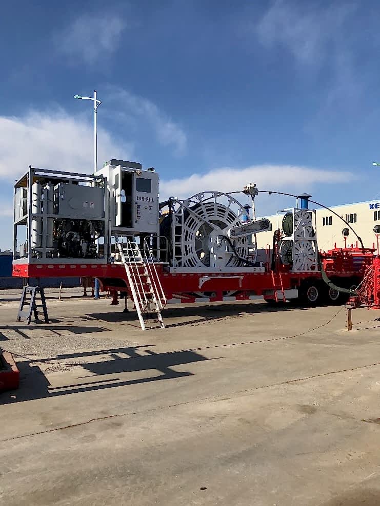 2018 Model Coiled Tubing Ünitemiz Hizmete Sunuldu